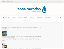 Tablet Screenshot of basohamdani.com